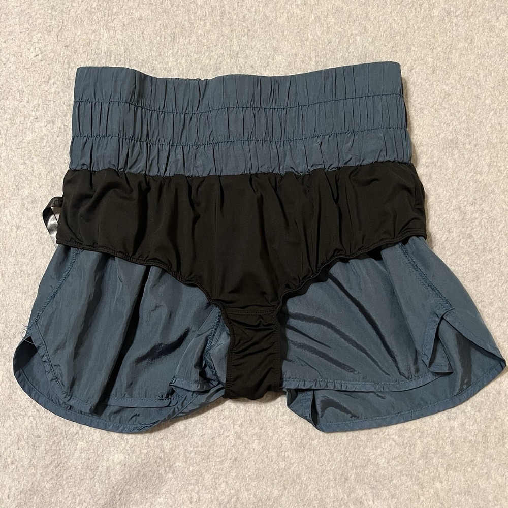 Free people Shorts Womens Large Stargazer The Way Home Athleisure Smock Waist - Picture 2 of 8